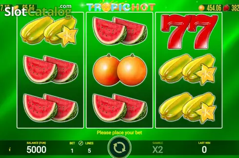 Οθόνη2. Tropic Hot Κουλοχέρης
