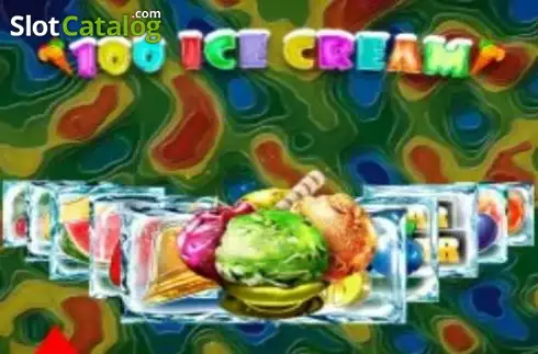 100 Ice Cream Λογότυπο 100 Ice Cream Λογότυπο