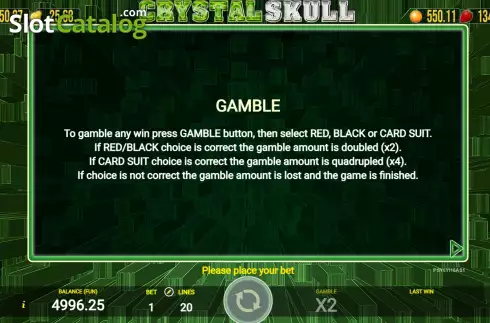 Οθόνη7. Crystal Skull (AGT Software) Κουλοχέρης