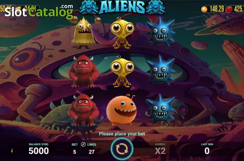 Οθόνη2. Aliens (AGT Software) Κουλοχέρης