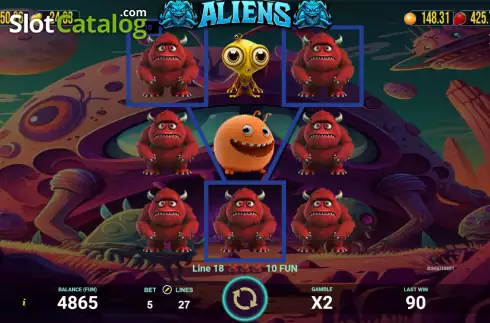 Οθόνη3. Aliens (AGT Software) Κουλοχέρης