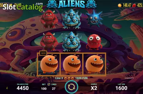 Οθόνη4. Aliens (AGT Software) Κουλοχέρης