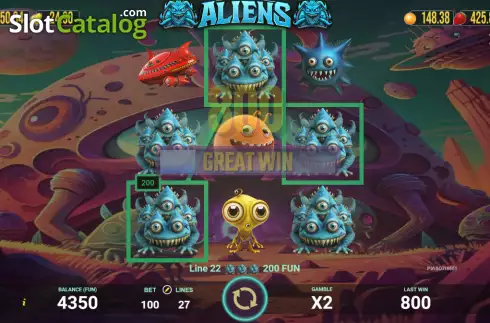 Οθόνη5. Aliens (AGT Software) Κουλοχέρης