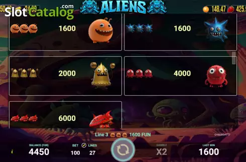 Οθόνη7. Aliens (AGT Software) Κουλοχέρης