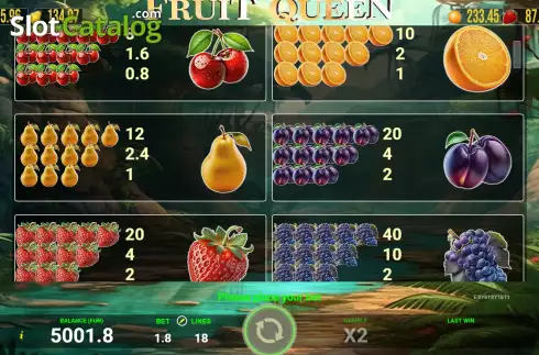 Οθόνη6. Fruit Queen (AGT Software) Κουλοχέρης