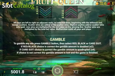 Οθόνη8. Fruit Queen (AGT Software) Κουλοχέρης