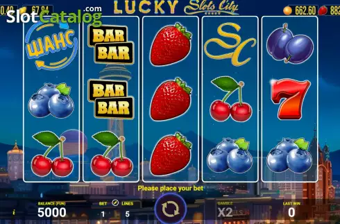 Οθόνη2. Lucky Slots City Κουλοχέρης