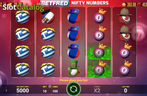 Οθόνη2. Betfred Nifty Numbers Κουλοχέρης