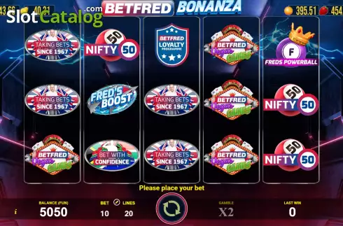 Οθόνη2. Betfred Bonanza Κουλοχέρης