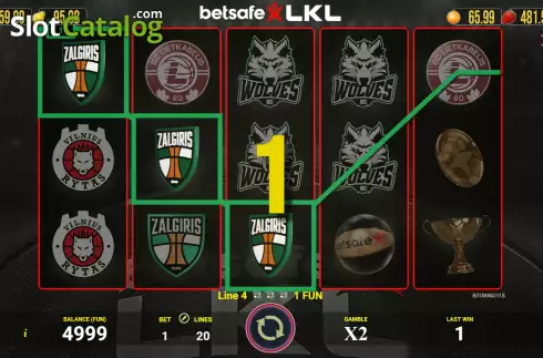 Οθόνη3. Betsafe LKL Κουλοχέρης 