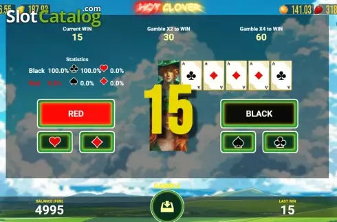 Οθόνη3. Hot Clover (AGT Software) Κουλοχέρης