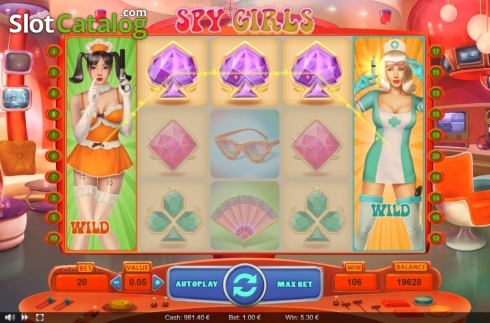 Οθόνη3. Spy Girls Κουλοχέρης