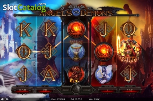 Οθόνη4. Angels vs Demons Κουλοχέρης