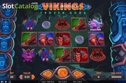 Οθόνη2. Vikings Frozen Gods Κουλοχέρης