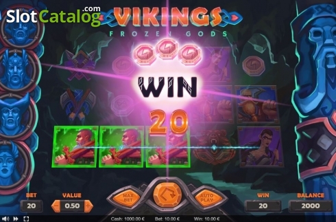Οθόνη3. Vikings Frozen Gods Κουλοχέρης