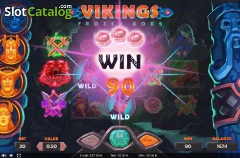 Οθόνη4. Vikings Frozen Gods Κουλοχέρης