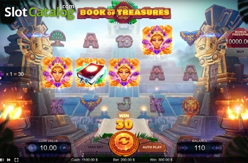 Οθόνη3. Book of Treasures (Thunderspin) Κουλοχέρης 