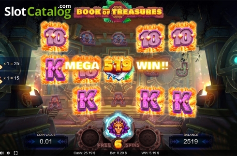 Οθόνη8. Book of Treasures (Thunderspin) Κουλοχέρης 