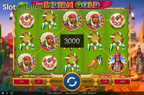 Οθόνη3. Indian Gold Κουλοχέρης 