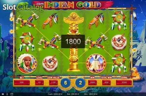 Οθόνη4. Indian Gold Κουλοχέρης 