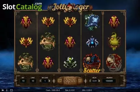 Οθόνη2. Jolly Roger (Thunderspin) Κουλοχέρης
