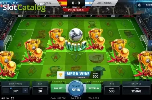 Οθόνη2. World Cup Football Slot Κουλοχέρης