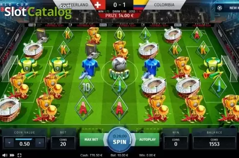 Οθόνη3. World Cup Football Slot Κουλοχέρης