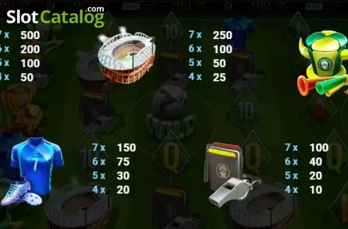 Οθόνη7. World Cup Football Slot Κουλοχέρης