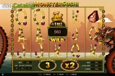 Οθόνη4. Monster Sushi Κουλοχέρης