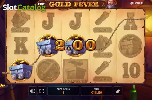 Οθόνη9. Gold Fever (AceRun) Κουλοχέρης