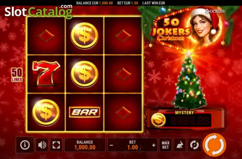 Οθόνη2. 50 Jokers Christmas Κουλοχέρης