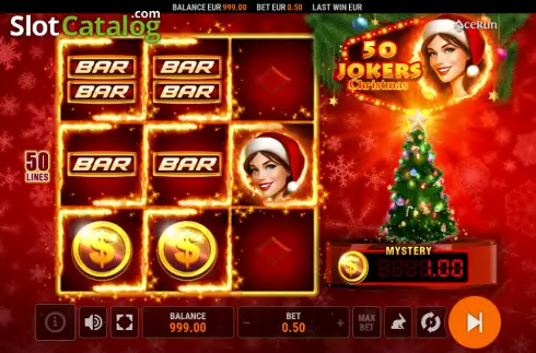 Οθόνη3. 50 Jokers Christmas Κουλοχέρης