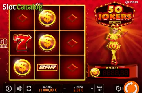 Οθόνη2. 50 Jokers Hotfire Κουλοχέρης 