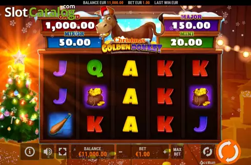 Οθόνη2. Golden Donkey XMAS Κουλοχέρης