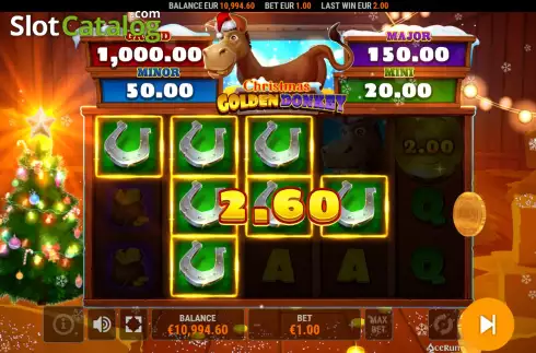 Οθόνη3. Golden Donkey XMAS Κουλοχέρης