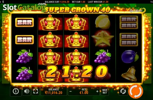 Οθόνη3. Super Crown 40 Κουλοχέρης