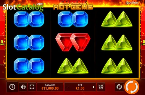 Οθόνη2. Extreme Hot Gems Κουλοχέρης