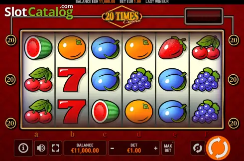 Οθόνη2. 20 Times Casino Κουλοχέρης