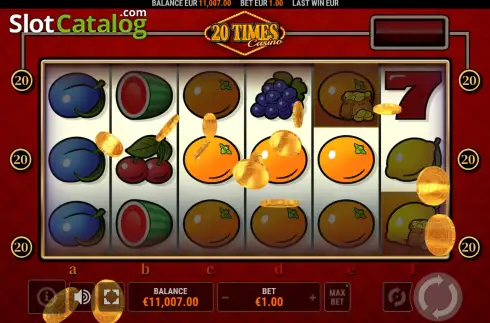 Οθόνη3. 20 Times Casino Κουλοχέρης