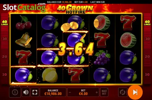 Οθόνη3. 40 Crown Hotfire Κουλοχέρης