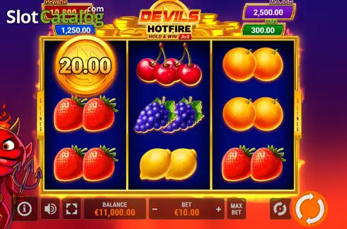 Οθόνη2. Devils HotFire Hold & Win Κουλοχέρης 