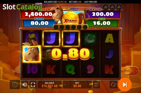 Οθόνη3. Golden Donkey Xpand Κουλοχέρης 