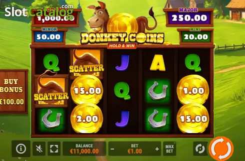 Οθόνη2. Donkey Coins Hold & Win Κουλοχέρης