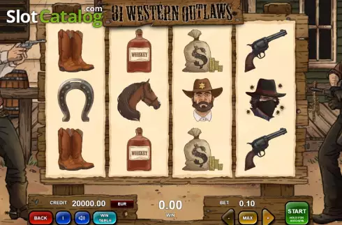 Οθόνη2. 81 Western Outlaws Κουλοχέρης