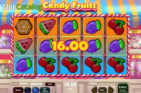 Οθόνη3. Candy Fruits Κουλοχέρης