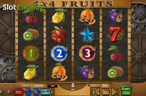 Οθόνη2. 4x4 Fruits Κουλοχέρης