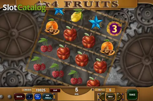 Οθόνη3. 4x4 Fruits Κουλοχέρης