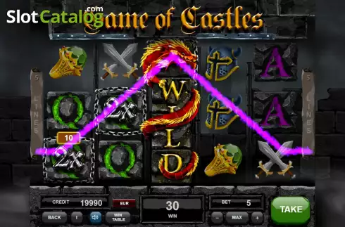 Οθόνη3. Game of Castles Κουλοχέρης