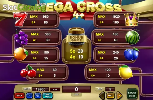 Οθόνη4. Mega Cross 4 Κουλοχέρης