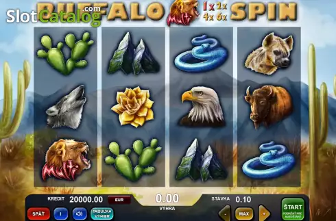 Οθόνη2. Buffalo Spin Κουλοχέρης